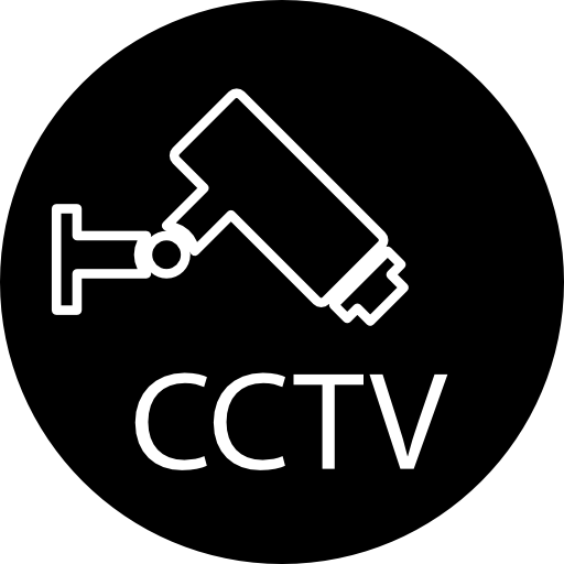 Surveillance Video Camera And Cctv Signs In A Circle Icons Free