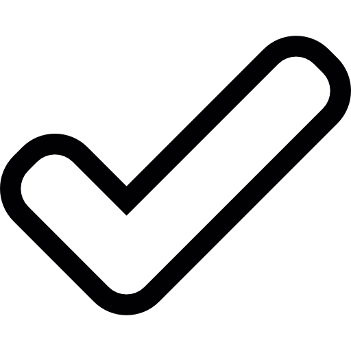 Checked Symbol Outline Icons Free Download