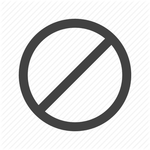 Forbidden, No, Prohibited, Red, Sign, Stop, Wrong Icon