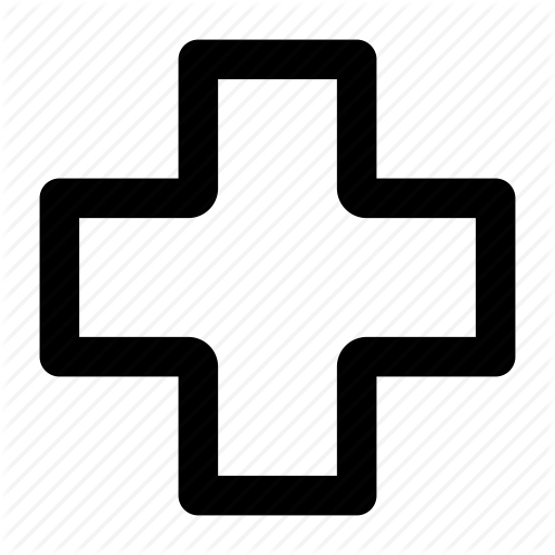 Medical, Red Cross Icon