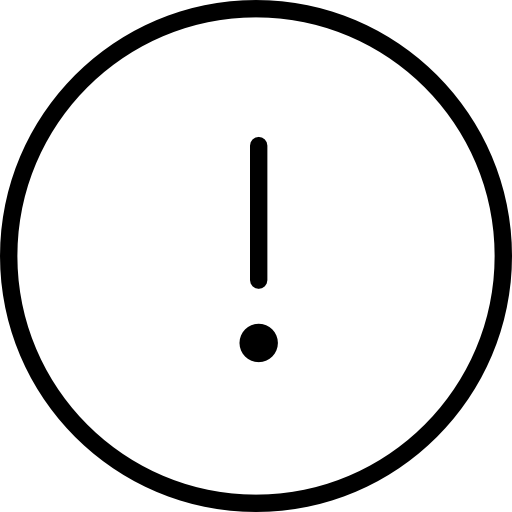 Exclamation Sign In A Circle Icons Free Download