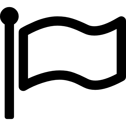 White Flag Symbol Icons Free Download