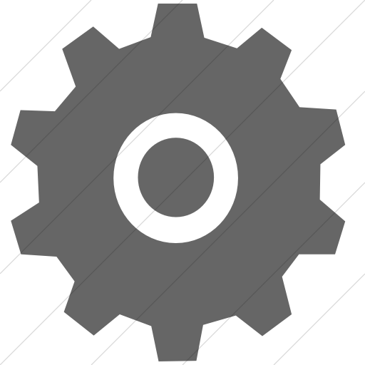 Simple Gray Classica Gear Icon