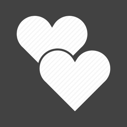 Card, Heart, Hearts, Love, Red, Shape, Two Icon