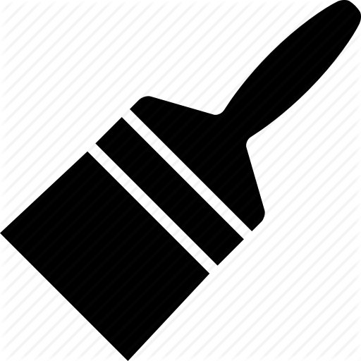 Brush, House, Paint, Painter, Painting, Wall, Wide Icon