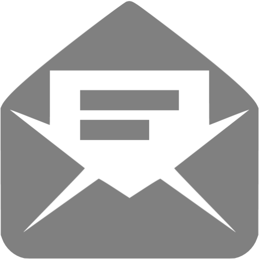 Gray Read Message Icon