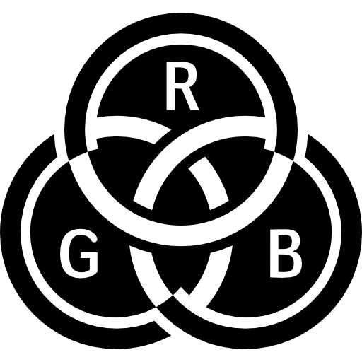 Red Green Blue Three Rgb Circles Symbol Icons Free Download