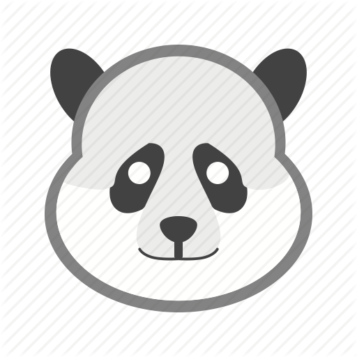 Animal Faces Flat Colorful'