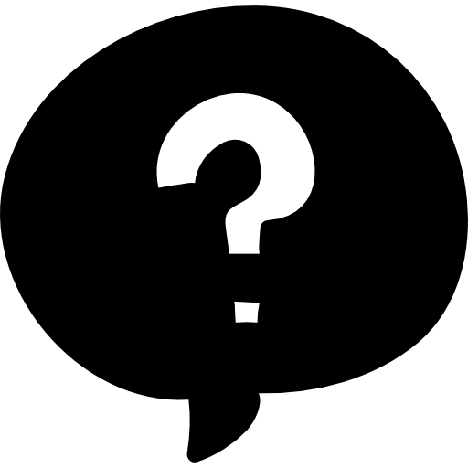 Speech Bubble With Question Mark Icons Free Download