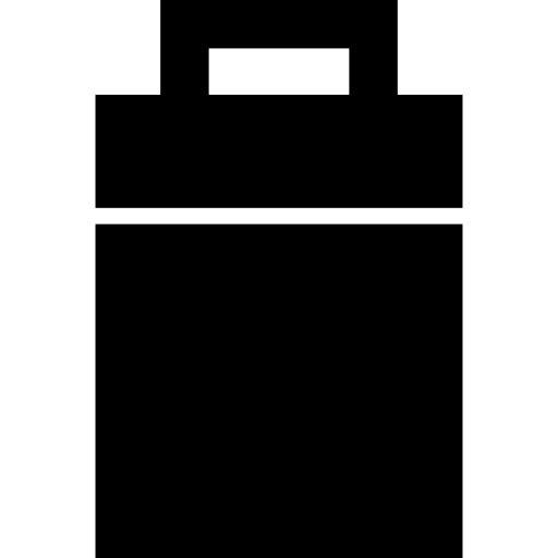 Closed Trash Can Tool Icons Free Download