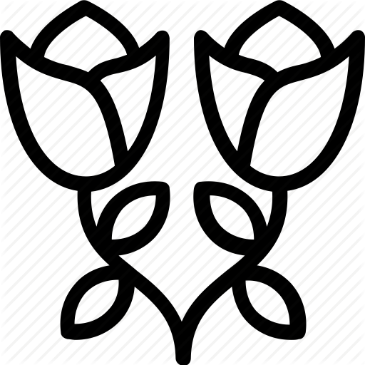 Blossom, Flower, Red Rose, Rose, Rosebud Icon