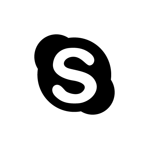 Skype Free Square Social Media Icon