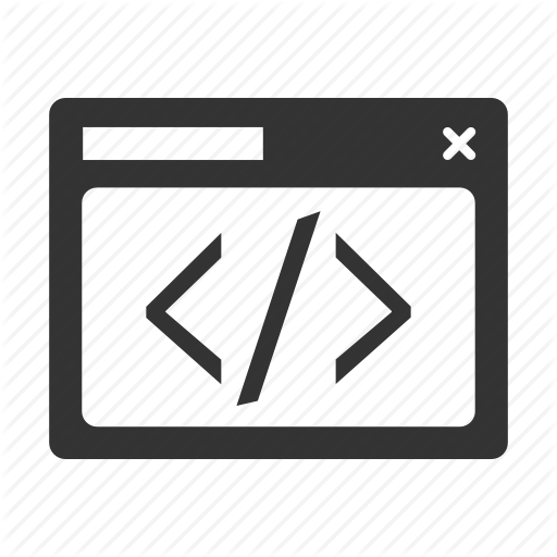 Code, Coding, Custom, Red, Seo Icon