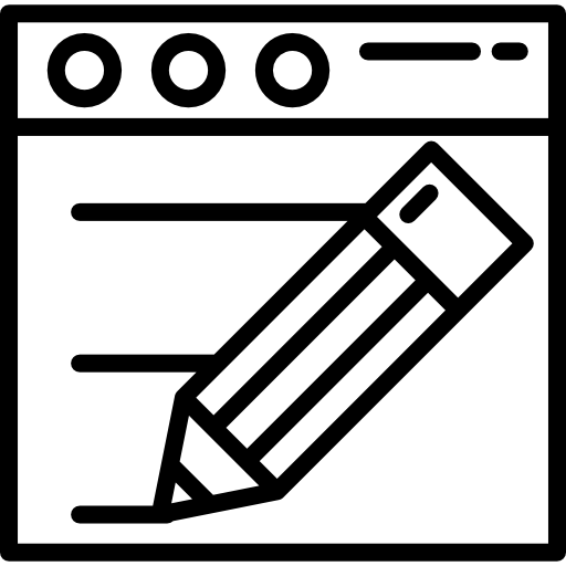 Content, Comment, News, Write, Message, Modern, Red Icon