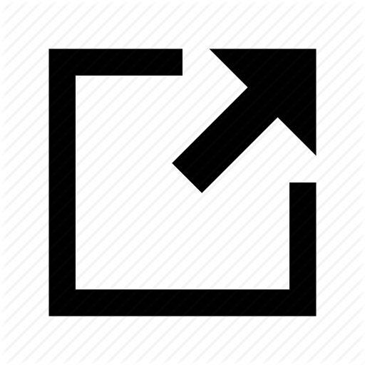 External Link, Multimedia Option, Redirect, Up Arrow, Web Link Icon