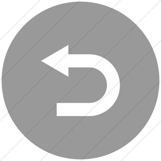 Flat Circle White On Light Gray Classic Arrows Redirect