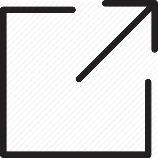 Arrow, Browser, Link, Open, Redirect Icon