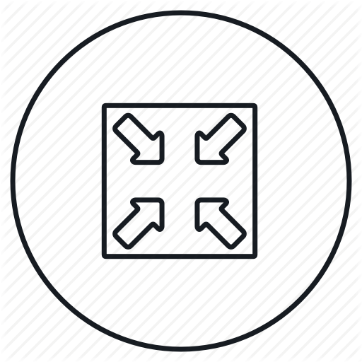 Minimize, Reduce, Reduction Icon