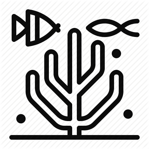 Coral, Fish, Reef, Sea, Underwater Icon