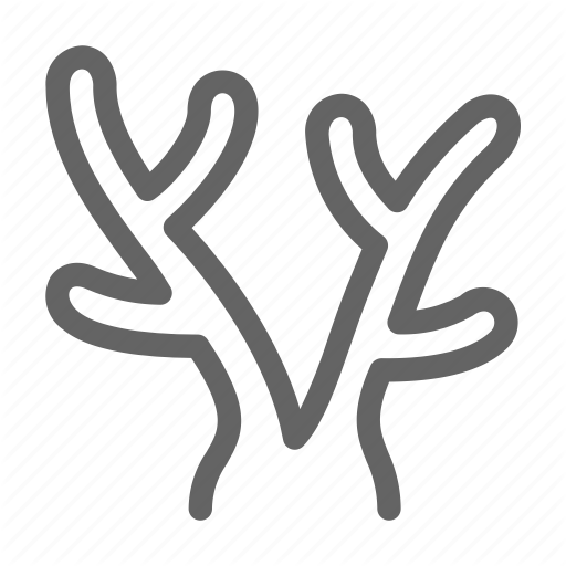 Coral, Nautical, Ocean, Reef Icon