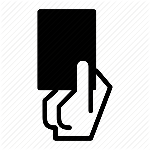 Card, Foul, Red Card, Referee, Soccer Icon