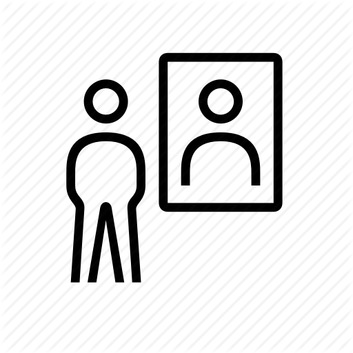 Domestic, Home, Mirror, Reflection Icon