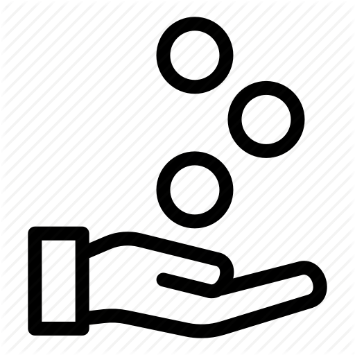 Claim, Financial, Hand Gesture, Money, Refund Icon