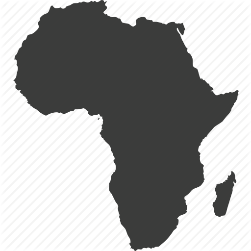 Africa Map Icon Campinglifestyle