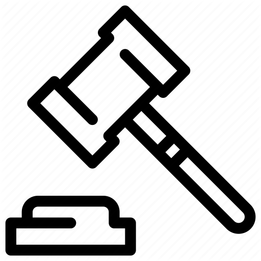 Business, Finance, Gavel, Law, Legal, Regulation Icon