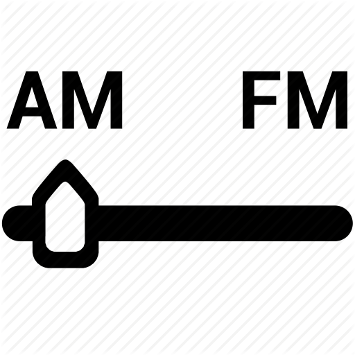 Am, Control, Fm, Linear, Radio, Regulator Icon