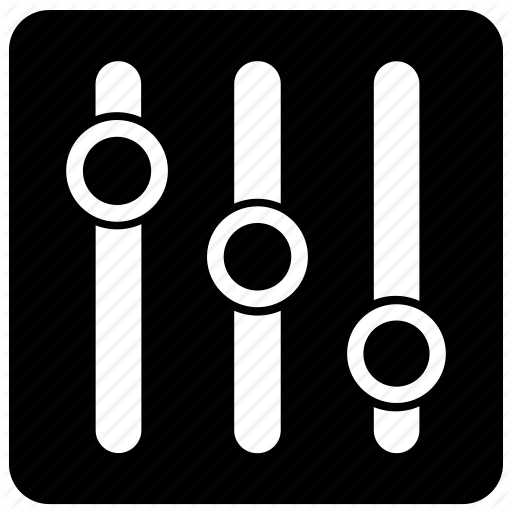 Control, Equalizer, Music, Options, Regulator, Sound Icon