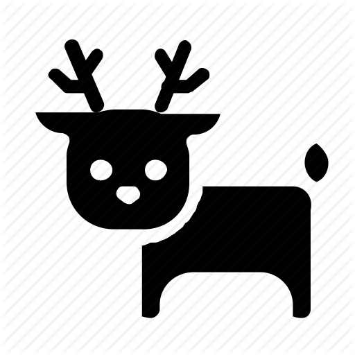 Animal, Deer, Reindeer Icon