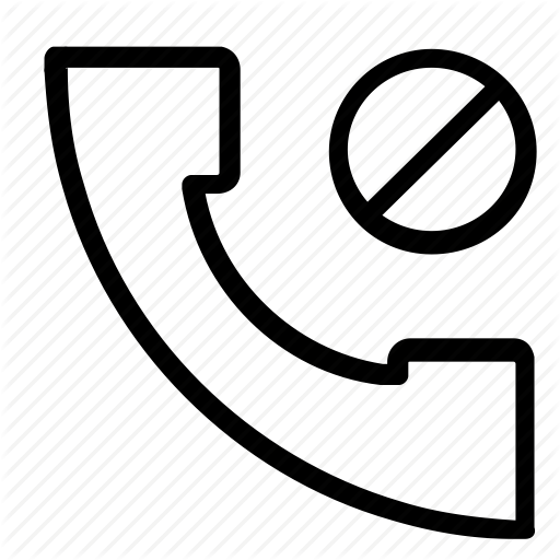 Block, Call, Reject Icon