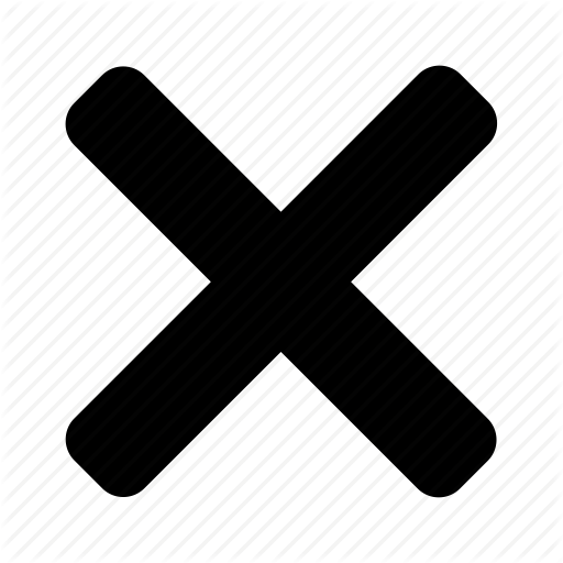 Cancel, Cross, Delete, False, Reject, Rejected Icon