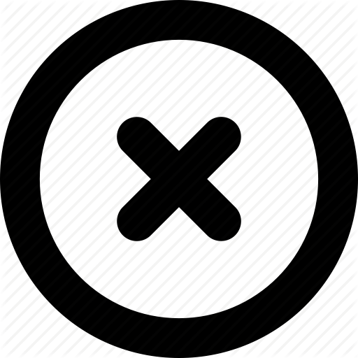 Cancel, Delete, Reject, Remove, Web Icon