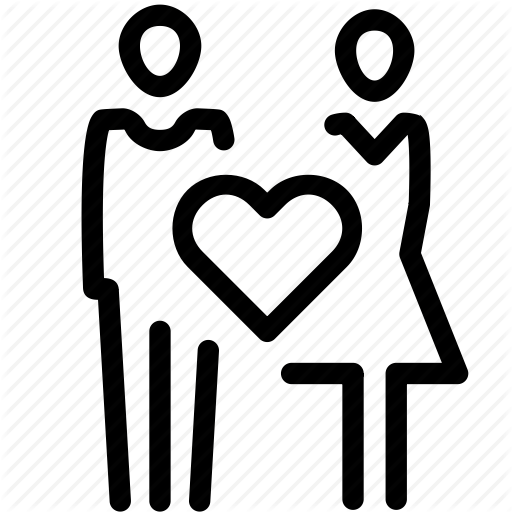 Couple, Love, Marriage, Relationship, Romantic, Valentine Icon