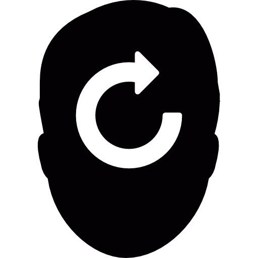 Mind, Thought, Remember, Update, Gestures, Face, Remind Icon