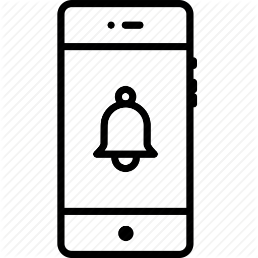 Alarm, Bell, Mobile, Notice, Notification, Remind, Round Icon