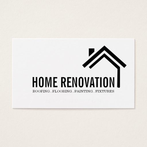 House Home Remodeling Renovation Construction Business Card