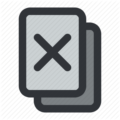 Delete, Document, File, Files, Remove Icon