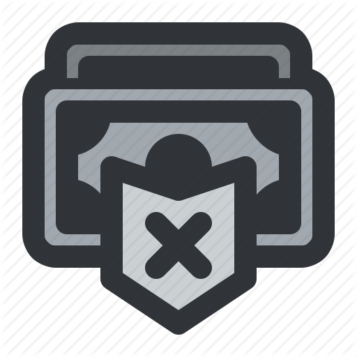 Currency, Money, Payment, Remove, Shield Icon