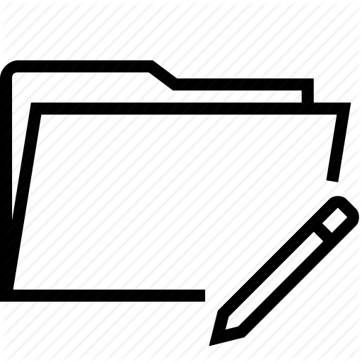 Edit, Folder, Pencil, Rename Icon