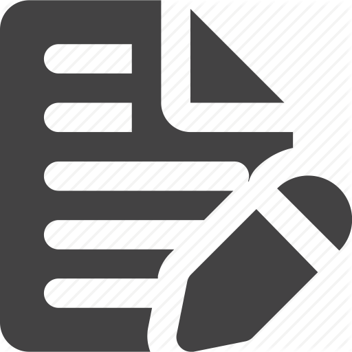 Edit, File, Rename, Text Icon