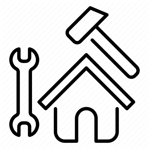 Architecture, Construction, Home, House, Renovation, Repair, Work Icon