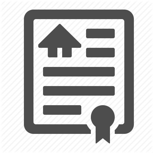 Contract, Deed, House, Lease, Rent Icon