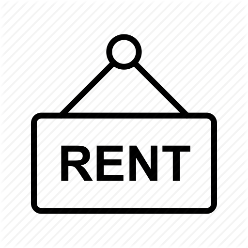 For Rent, Rent, Sign Icon