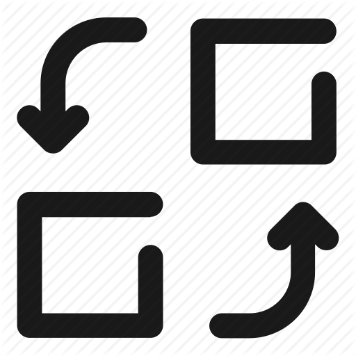 Arrange, Exchange, Move, Object, Replace, Switch, Turn Icon