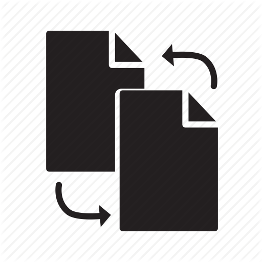 Arrows, Document, Exchange, Files, Replace Icon