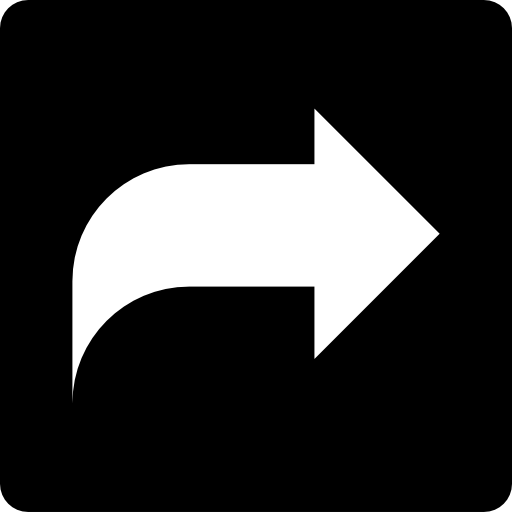 Reply Arrow In A Square Icons Free Download