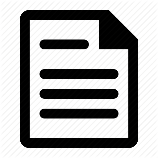 Document, Note, Report Icon